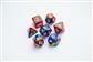 GAMEGENIC - GALAXY SERIES - MARS - RPG DICE SET (7PCS)