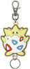 Pokemon Rubber Reel Keychain Togepi