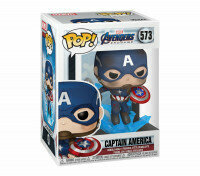 Pop! Marvel: Avengers Endgame - Captain America with Broken Shield and Mjolnir