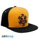 ONE PIECE - Snapback Cap - Black &amp; Yellow - Trafalgar