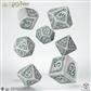 Harry Potter - Slytherin Modern Dice Set - White