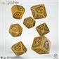 HARRY POTTER - HUFFLEPUFF MODERN DICE SET - YELLOW