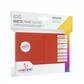 GAMEGENIC - MATTE PRIME SLEEVES RED (100 SLEEVES)