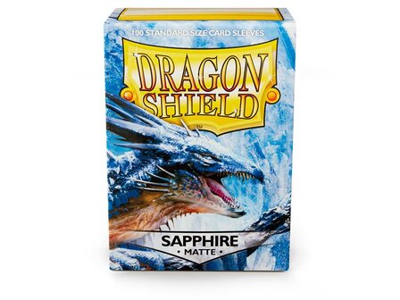 DRAGON SHIELD MATTE SLEEVES - SAPPHIRE (100 SLEEVES)