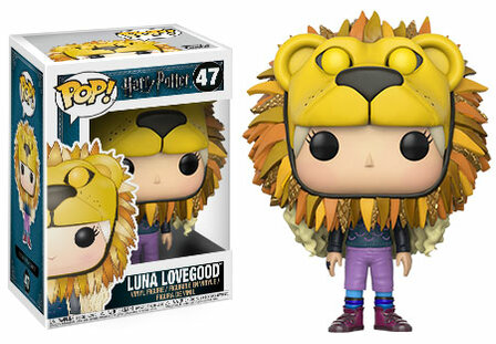 Harry Potter POP! Movies Vinyl Figure Luna Lovegood with Lion Head 9 cm