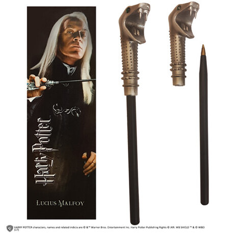 Lucius Malfoy Wand Pen and Bookmark