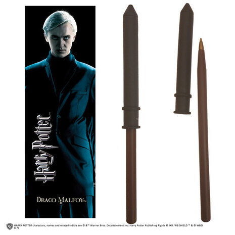 Draco Malfoy Wand Pen &amp; Bookmark