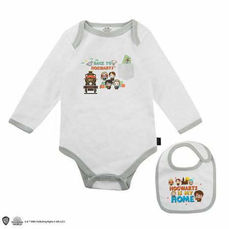 Hogwarts Baby Bodsuit with bibs - Harry Potter CR1711