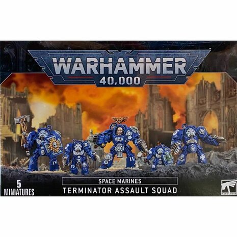 SPACE MARINES TERMINATOR ASSAULT SQUAD Space Marines