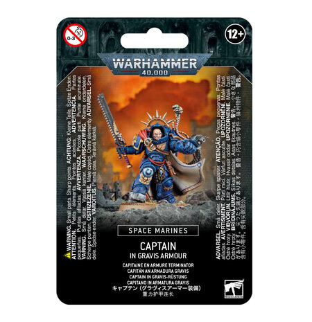 SPACE MARINES CAPTAIN IN GRAVIS ARMOUR Space Marines