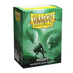 Dragon Shield Standard size Matte Dual Sleeves - Might (100 Sleeves)