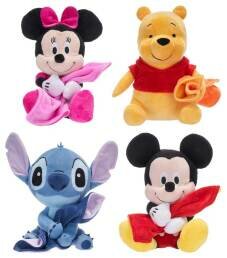 Disney: Pluche "Blankies" 21cm - Assorti 