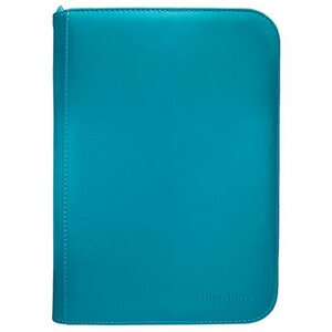 The Vivid 4-Pocket Zippered PRO-Binder Light Blue