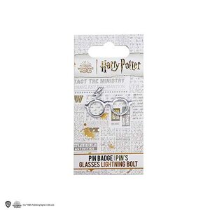 Glasses and Lightning bolt pin badge - Harry Potter