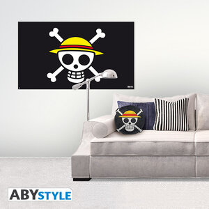 ONE PIECE - Flag "Skull - Luffy" (50x60)