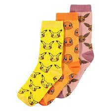 Pokémon - Crew Socks (3Pack) - 39/42 CR850202POK-39/42