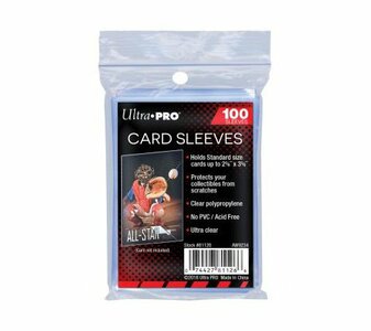 UP - Standard Sleeves - Regular Soft Card (100 Sleeves) 