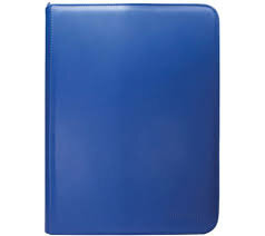 UP - Vivid 12-Pocket Zippered PRO-Binder: Blue