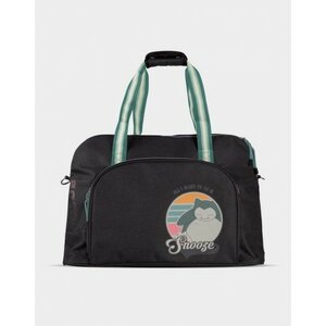 Pokémon Snorlax duffle bag with striped webbing