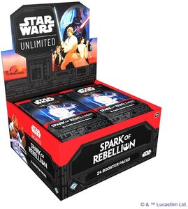 STAR WARS: UNLIMITED - SPARK OF REBELLION BOOSTER DISPLAY (24 BOOSTER)