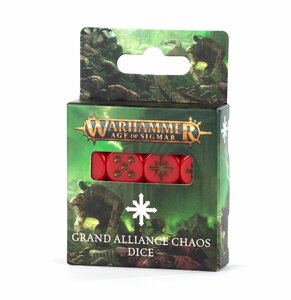 AGE OF SIGMAR: GRAND ALLIANCE CHAOS DICE Warhammer Generic