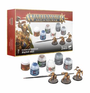 AOS STORMCAST + PAINT SET CAN/POL/SCANDA Stormcast Eternals